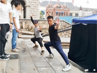 《最后的武林》巩峥片场照