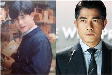 郭富城谢娜微博晒17岁照 两人模样几乎没变
