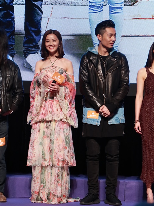 刘青云、古天乐、马丽、任达华等出席英皇电影节目巡礼