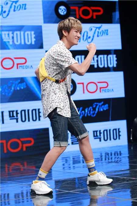男团UP10TION在首尔江南区举行迷你专辑《Summer go!》Showcase