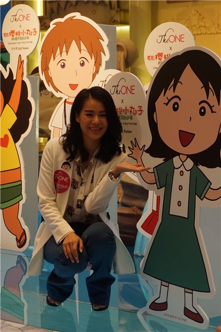 胡杏儿出席电影《樱桃小丸子—来自意大利的少年》首映礼