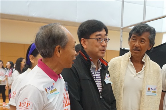 林子祥出席「千人齐习急救创纪录」活动