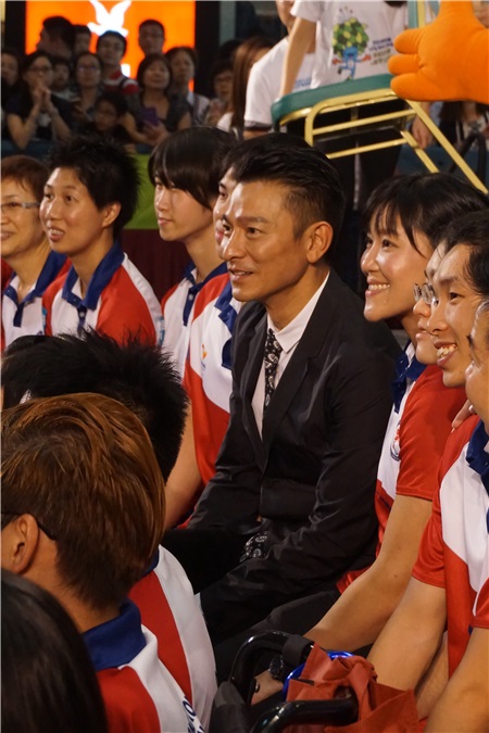 刘德华也出席「 里约2016残疾人奥运会祝捷会」