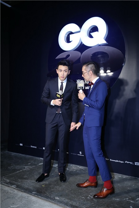 柯震东、陈柏霖、陈金锋出席《GQ年度风格男人》颁奖典礼