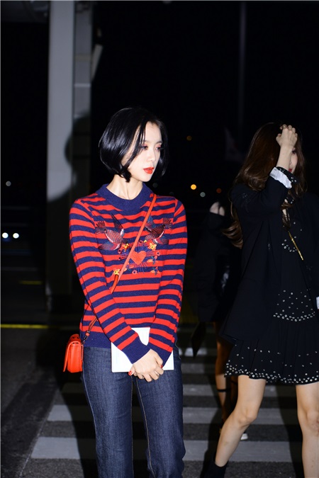 Wondergirls现身仁川国际机场