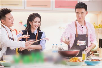 谢娜节目现场以美食告白