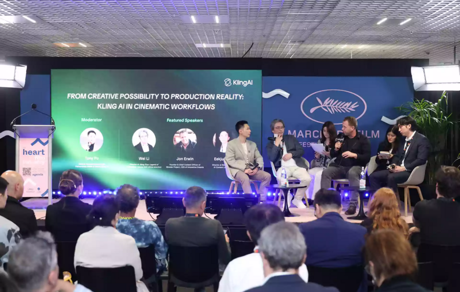 可灵AI携中美韩三国导演亮相戛纳，打造AI影视工业化全球样本