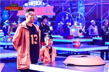 铁甲“锅爱轮”因身上倒扣着的“大锅”吸引了很多观众的关注