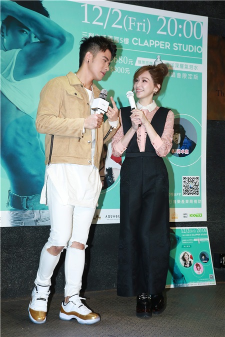 JR纪言恺出席《烟火灿烂我爱你》演唱会售票启动记者会 嘉宾王心凌站台