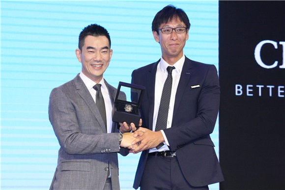 吴慷仁与任贤齐出席《CITIZEN Eco-Drive男表》新品上市记者会