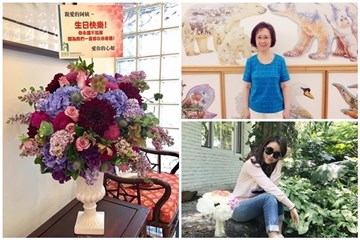 陷入痛苦的琼瑶过生日 林心如万茜蒋勤勤张嘉倪送花表温暖