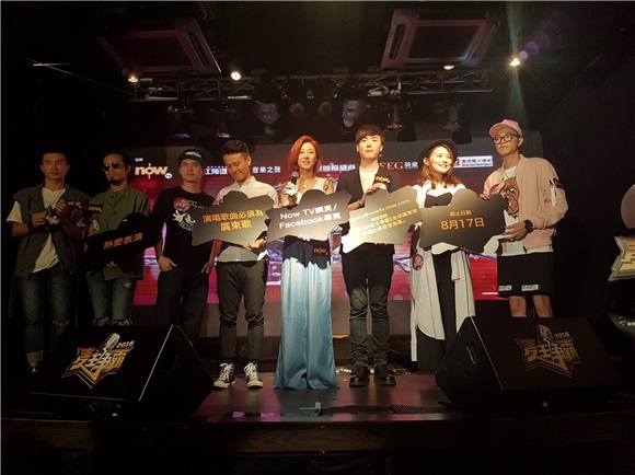 洪卓立、泳儿出席2016《麦王争霸》海选记者会
