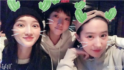 刘亦菲与孟佳洪辰相聚称要取组合名 李光洁给想了个被网友吐槽