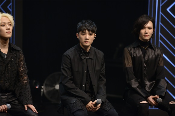 韩国新人男团BLK首张迷你专辑《 INTO BLK PART1. ’I’》媒体SHOW CASE