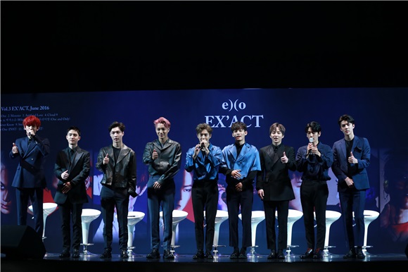 EXO《EX`ACT》回归记者会