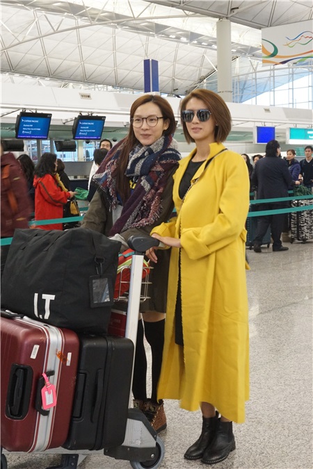 滕丽名、吕慧仪和张彦博等出发到马来西亚出席《TVB马来西亚星光荟萃颁奬典礼2016》