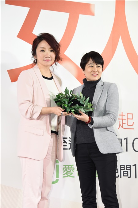 陶晶莹与阿Ken出席《女人234首播》记者会