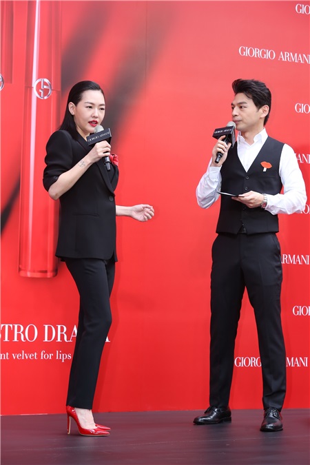 小S出席Giorgio Armani气势女王见面会