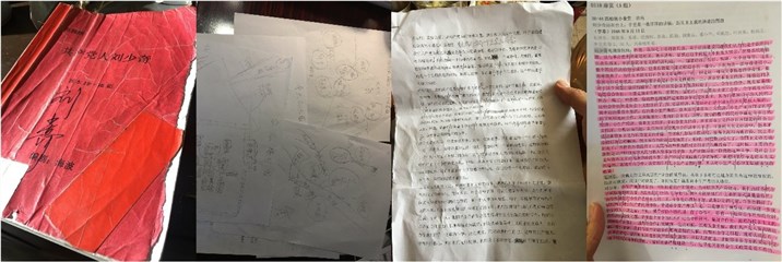 赵波反复研读剧本并做上记号,导致剧本被翻得破破烂烂的