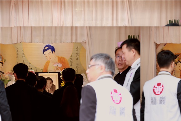 王祖贤父亲王耀煌告别式