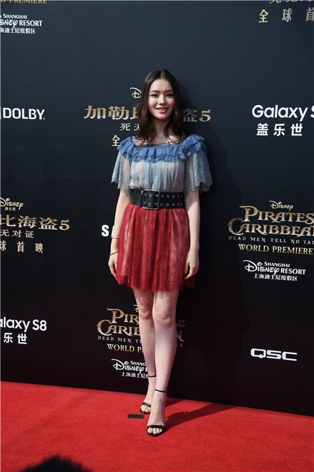 《加勒比海盗5》在沪举行全球首映 德普林允等明星亮相