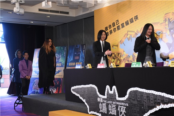 五月天玛莎、鼓鼓、乱弹阿翔、宇宙人等出席《乐高蝙蝠侠》电影