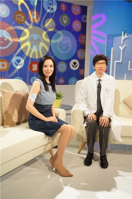 郭羡妮参加港台《医生与你》录影