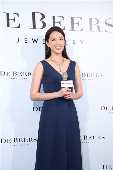 天心、隋棠出席钻石品牌工艺展览开幕酒会