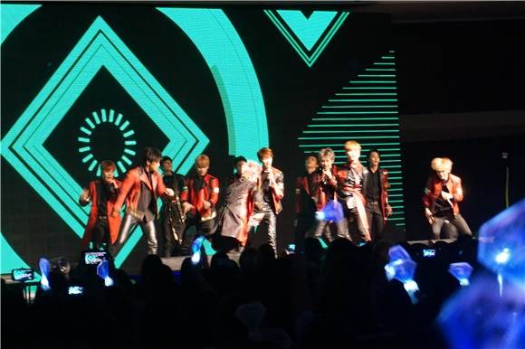 韩国13人男团Seventeen演唱会
