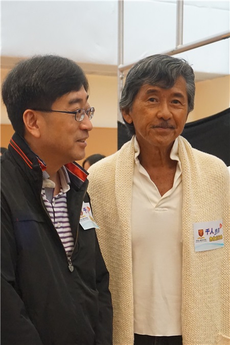 林子祥出席「千人齐习急救创纪录」活动