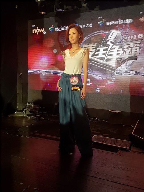 洪卓立、泳儿出席2016《麦王争霸》海选记者会