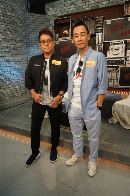 谭咏麟、陈小春和蔡洁担任节目《兄弟帮》嘉宾