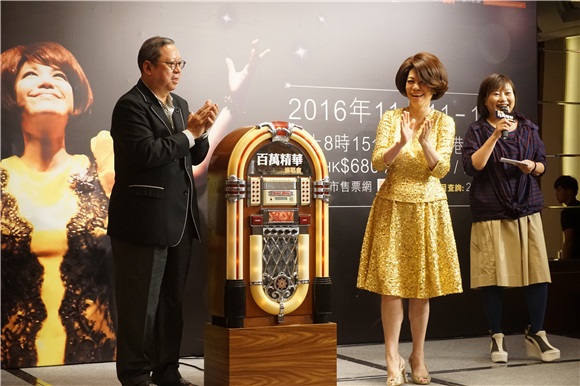 蔡琴出席演唱记者会