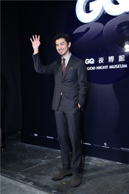 柯震东、陈柏霖、陈金锋出席《GQ年度风格男人》颁奖典礼