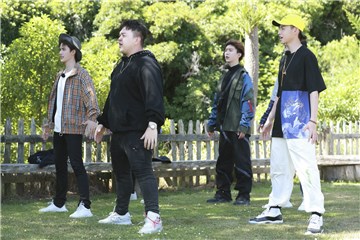 花路团跳“广播体操”