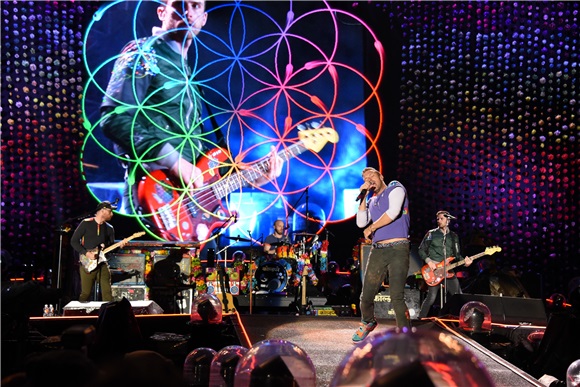 英国摇滚乐队COLDPLAY来台举办演唱会