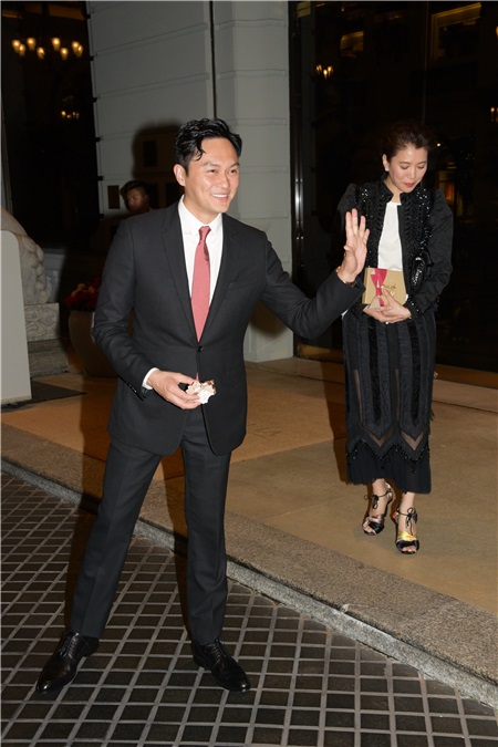 郭富城婚宴结束 张智霖、袁咏仪及邱淑贞等相继离开