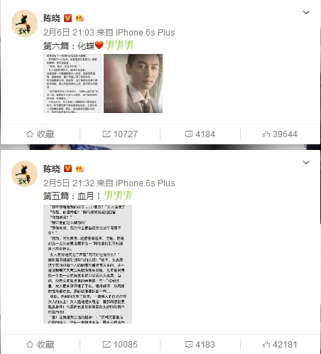 陈晓脑洞大开写小说 神剧情掀追文热潮