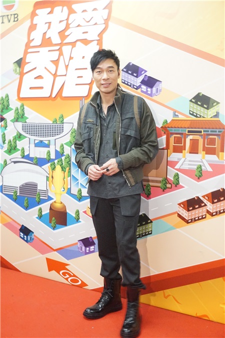 张卫健、许志安、苏永康等参加《我爱香港》进行录影