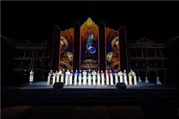 建业·华谊兄弟电影小镇首映礼剪彩仪式