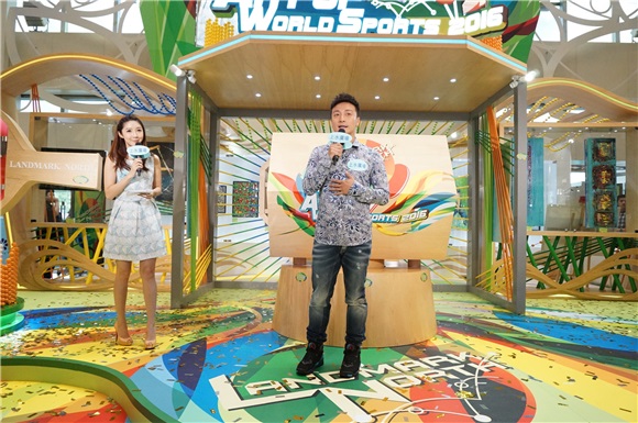 方力申、李佳芯、郭思琳等出席《2016 Art of World Sports世界体艺珍藏展》揭幕礼