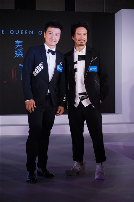 方力申与Eric Kwok为ViuTV选美节目《美选 D.n.A》担任嘉宾
