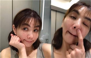 Ella剪空气刘海梳双马尾少女十足 化夸张眼妆自称是劲宝姐姐