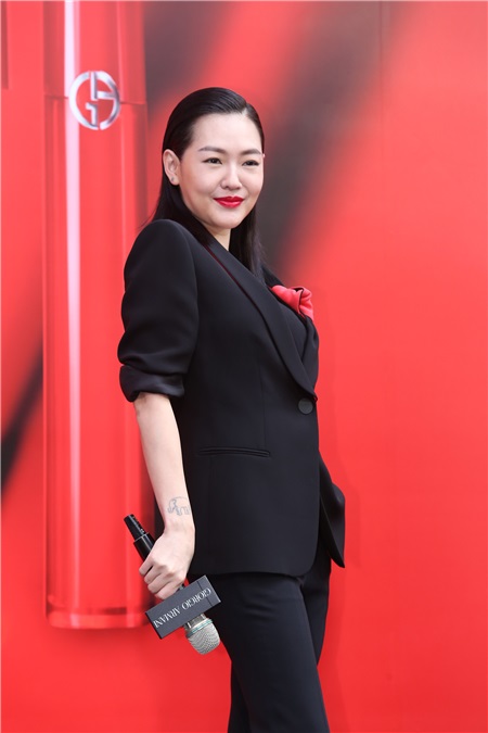 小S出席Giorgio Armani气势女王见面会