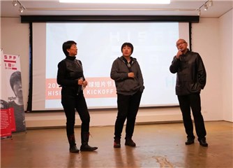 导演吴琦、任长箴与CNEX执行长陈玲珍在现场进行分享