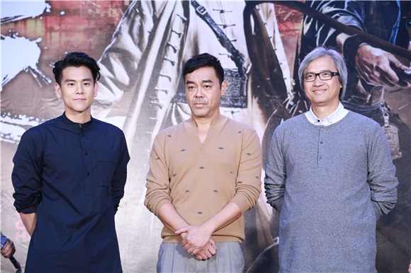 刘青云、彭于晏、陈木胜出席电影《危城》首映会