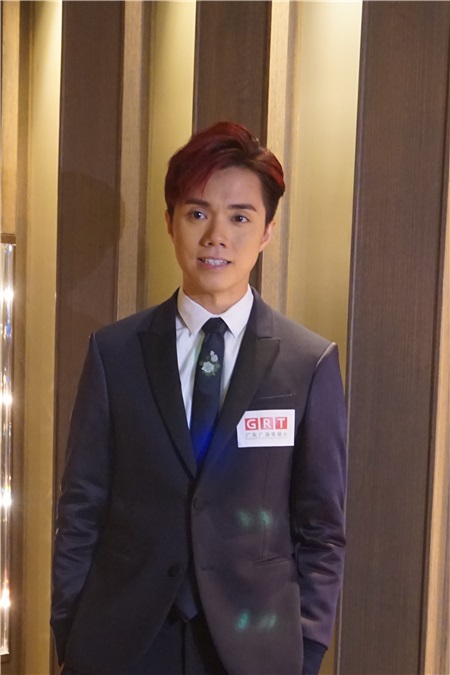 张敬轩与王祖蓝出席湾仔万丽海景酒店《广东广播电视台香港办事处成立》
