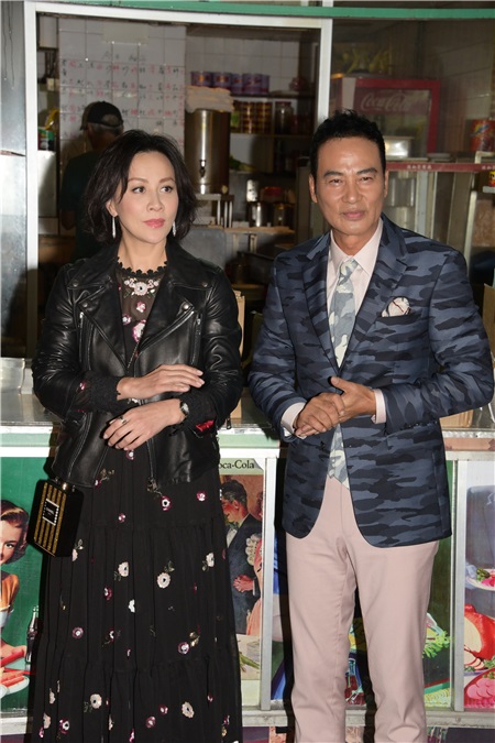 刘嘉玲、任达华等出席电影《我的情敌女婿》探班