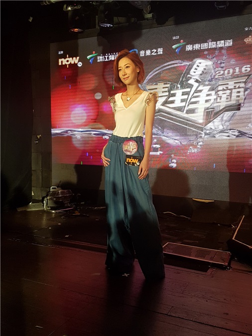 洪卓立、泳儿出席2016《麦王争霸》海选记者会